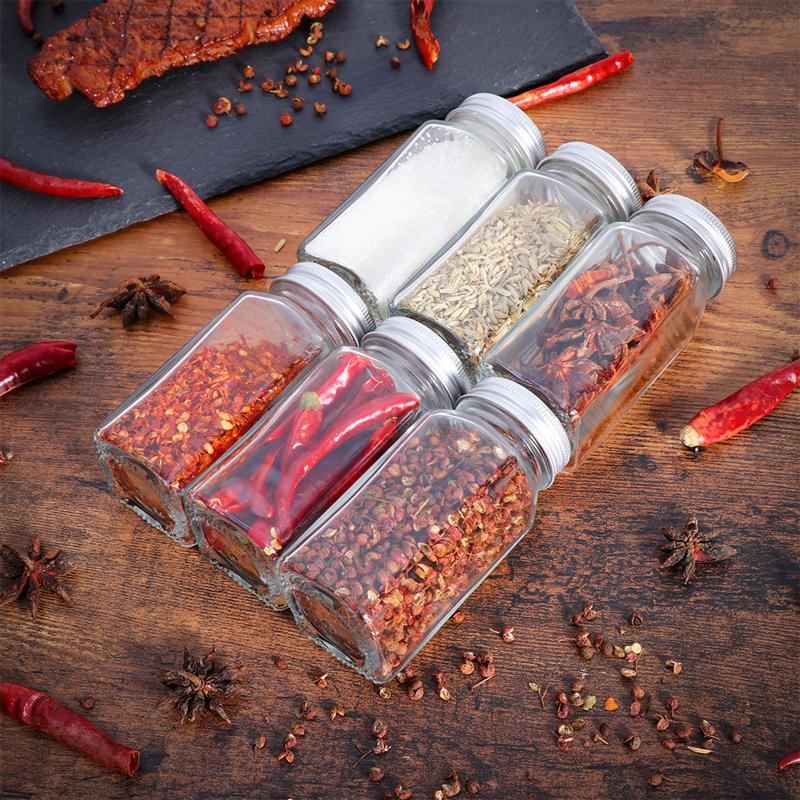 Glass Spice Jars 12PC Set Glass Spice Jars 12PC Set