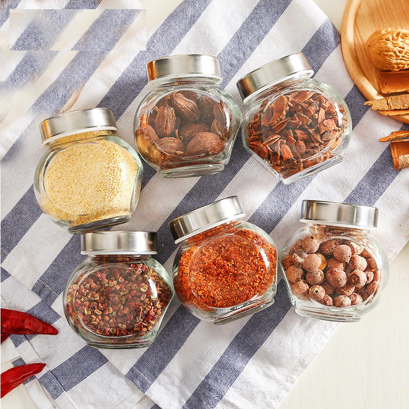 Glass Storage Containers Kitchen Jars