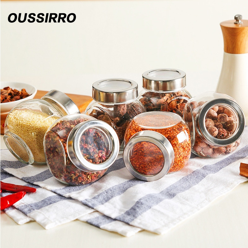 Glass Storage Containers Kitchen Jars Glass Storage Containers Kitchen Jars