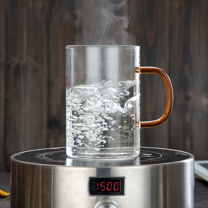 Glass Tea Infuser Cup with Cover Glass Tea Infuser Cup with Cover