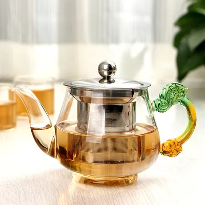 Glass Teapot with Infuser 350ml Kettle Glass Teapot with Infuser 350ml Kettle