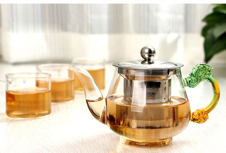 Glass Teapot with Infuser 350ml Kettle Glass Teapot with Infuser 350ml Kettle
