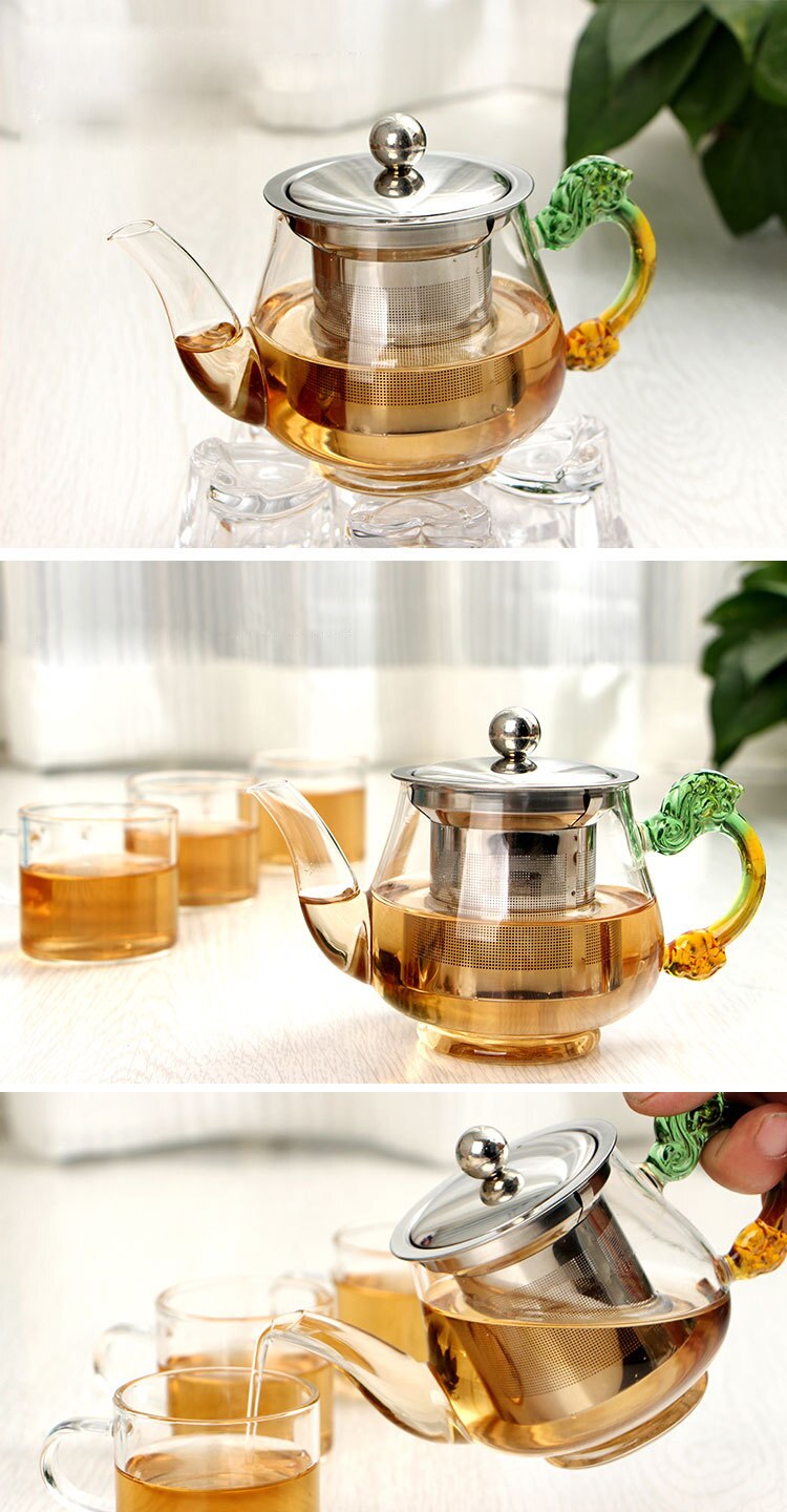 Glass Teapot with Infuser 350ml Kettle Glass Teapot with Infuser 350ml Kettle