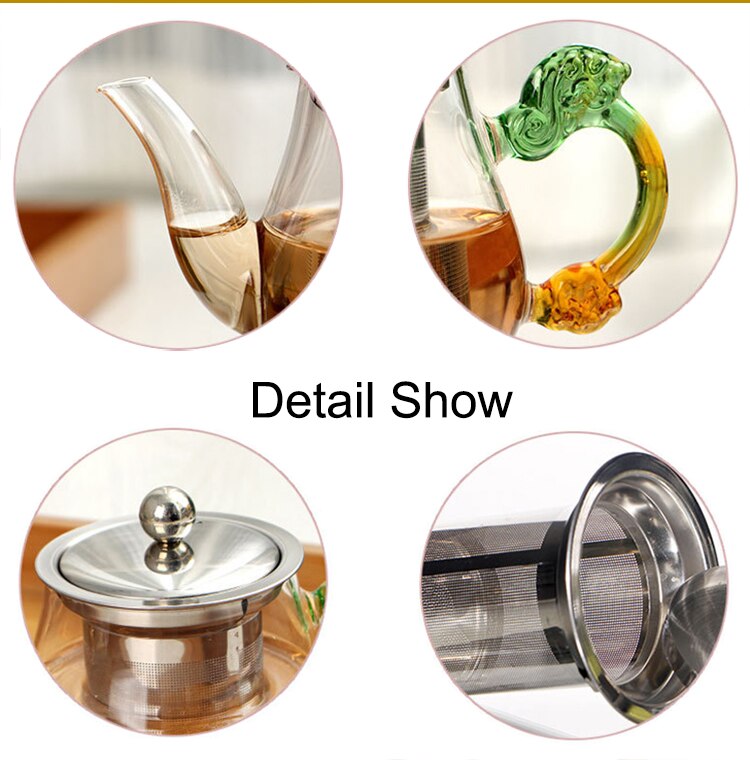 Glass Teapot with Infuser 350ml Kettle Glass Teapot with Infuser 350ml Kettle