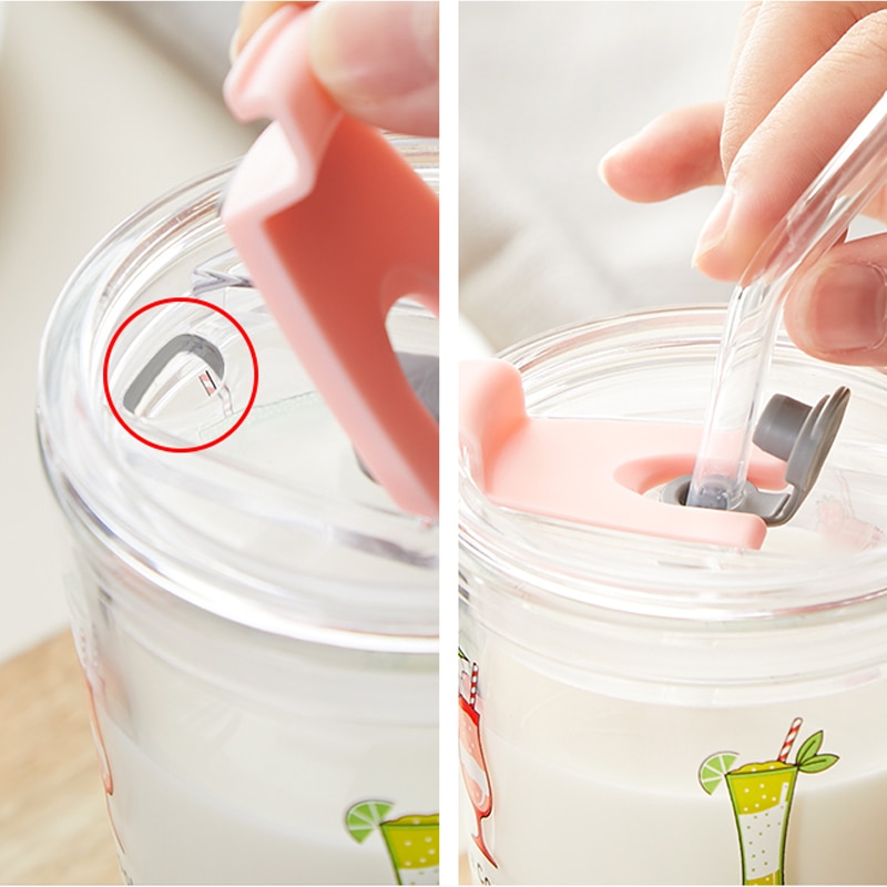 Glass Travel Mug Coffee Tumbler