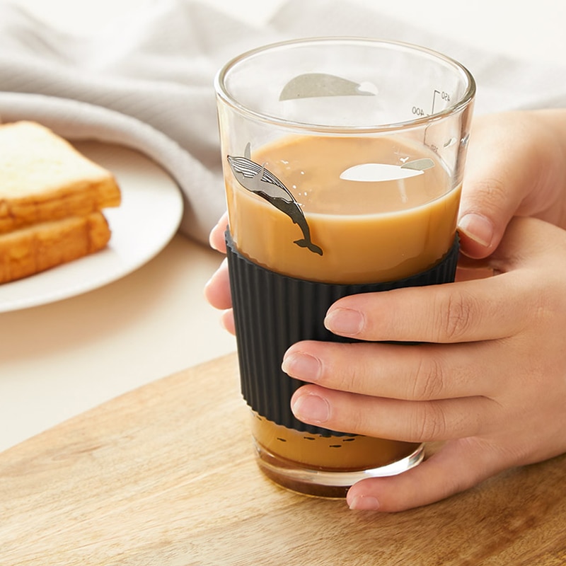 Glass Travel Mug Coffee Tumbler