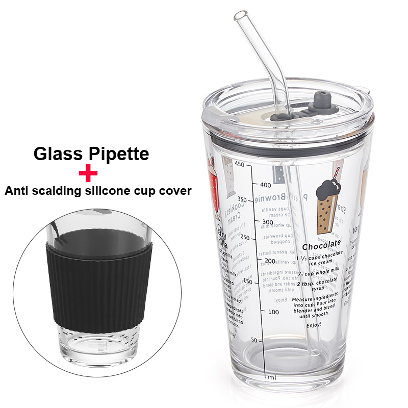 Glass Travel Mug Coffee Tumbler