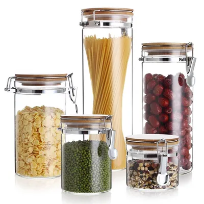 Glasslock Containers Food Canisters with Lid