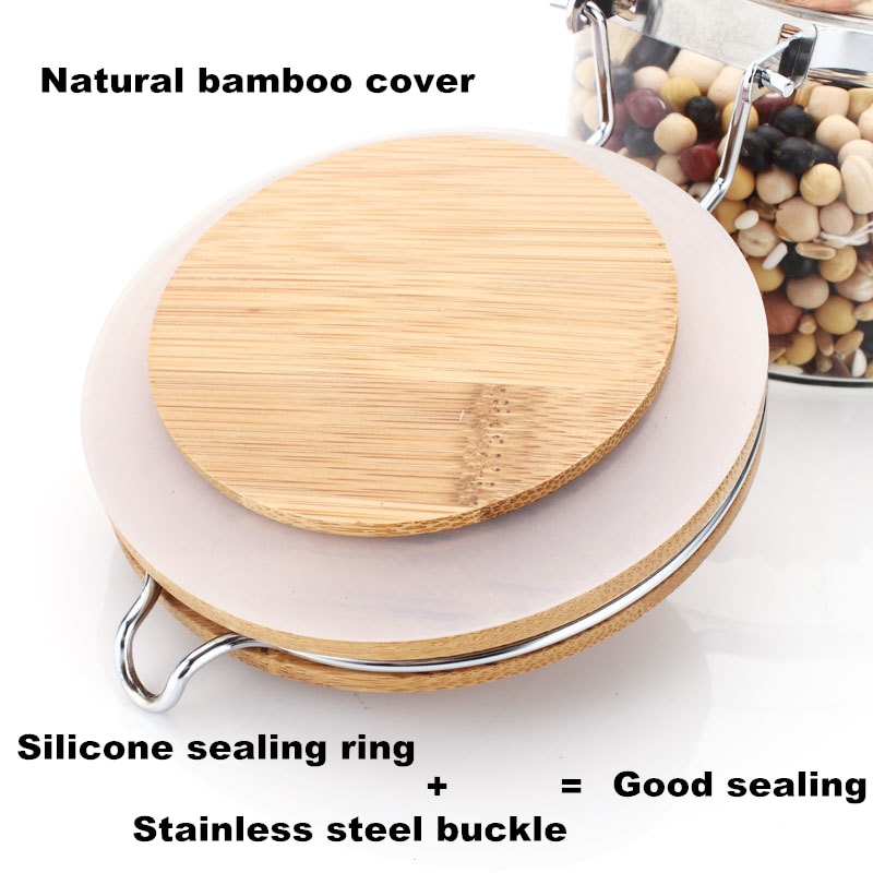 Glasslock Containers Food Canisters with Lid