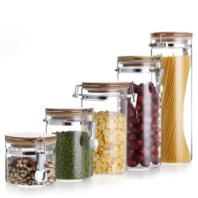 Glasslock Containers Food Canisters with Lid
