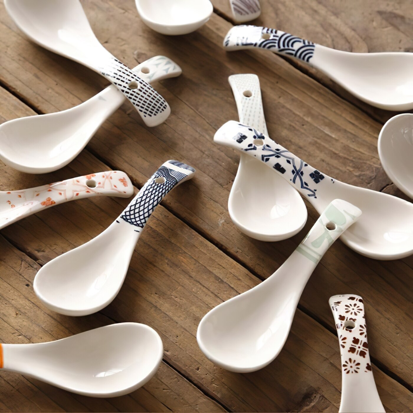 Glazed Ceramic Soup Spoon Glazed Ceramic Soup Spoon