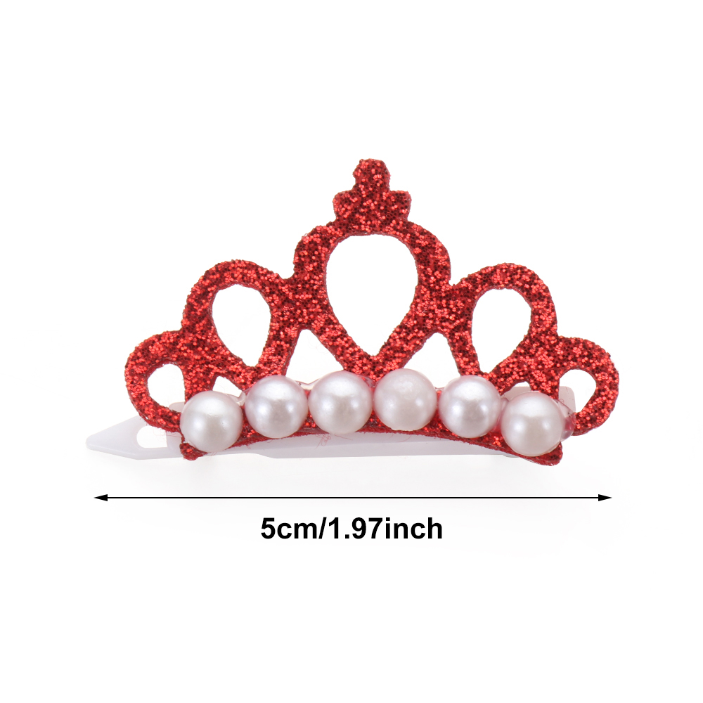 Glitter and Pearl Dog Crown Accessory Glitter and Pearl Dog Crown Accessory