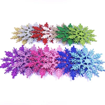 Glitter Artificial Snowflakes (6pcs) Glitter Artificial Snowflakes (6pcs)