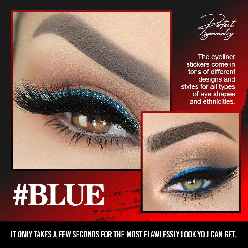 Glitter Eyeliner Stickers (6 Pairs)