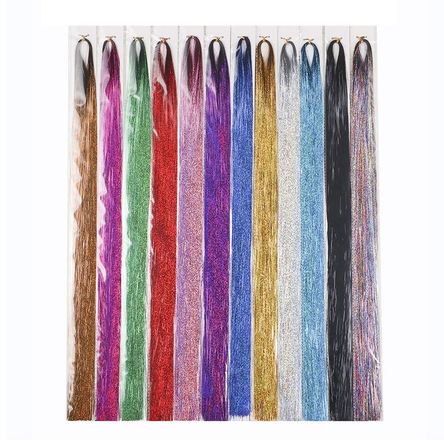Glitter Hair Extensions Colorful Hair Accessory