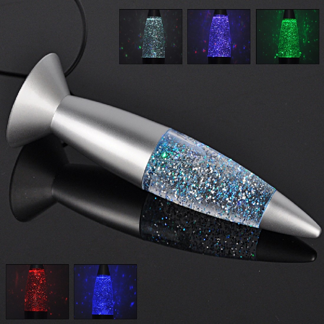 Glitter Lava Lamp Color-Changing Decor Glitter Lava Lamp Color-Changing Decor