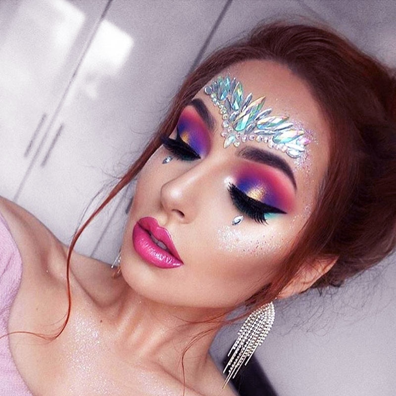 Glitter Tattoos Face Jewel Stickers Glitter Tattoos Face Jewel Stickers
