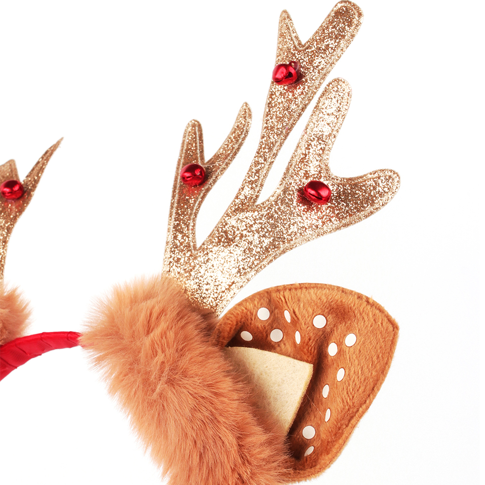 Glittery Christmas Reindeer Headband Glittery Christmas Reindeer Headband