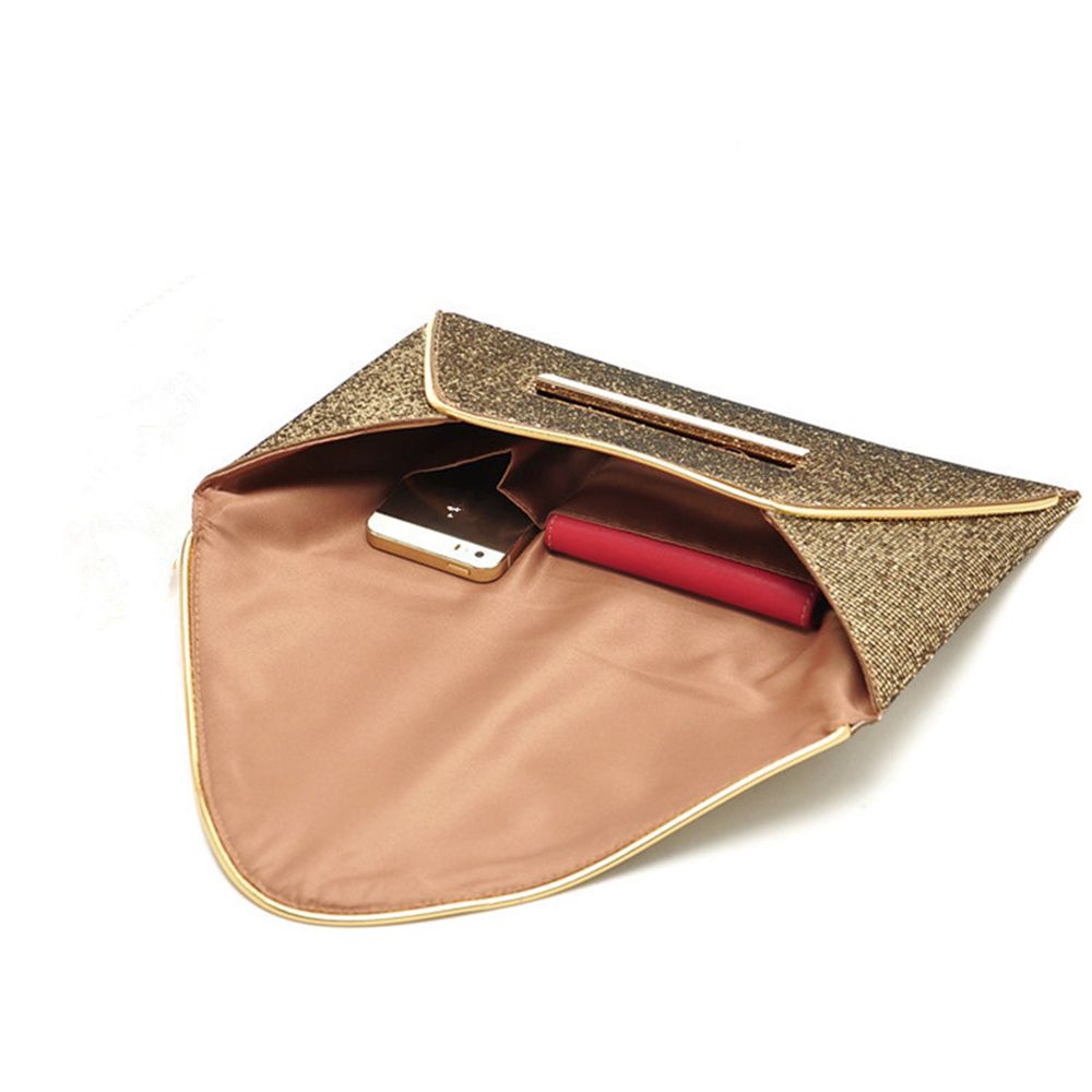 Glittery Envelope Clutch Bag