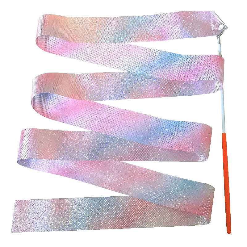 Glittery Rhythmic Gymnastics Ribbon Glittery Rhythmic Gymnastics Ribbon