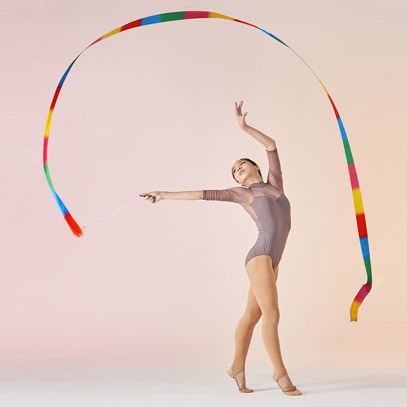 Glittery Rhythmic Gymnastics Ribbon Glittery Rhythmic Gymnastics Ribbon