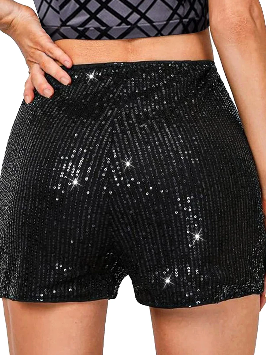 Glittery Sequin Shorts for Women Glittery Sequin Shorts for Women