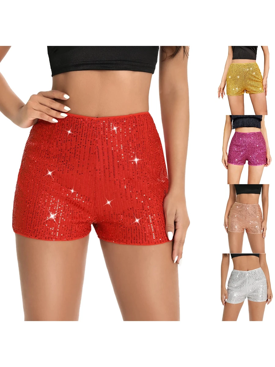 Glittery Sequin Shorts for Women Glittery Sequin Shorts for Women