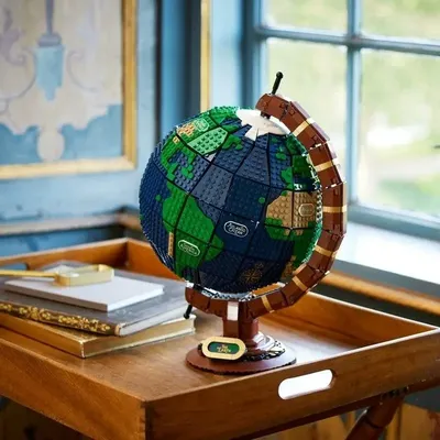 Globe Assembling Building Blocks Ornaments Universe Planet Series Adult High-Difficulty Huge Rotatable Globe Assembling Building Blocks Ornaments Universe Planet Series Adult High-Difficulty Huge Rotatable