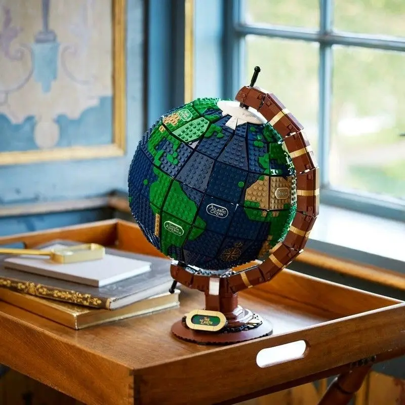 Globe Assembling Building Blocks Ornaments Universe Planet Series Adult High-Difficulty Huge Rotatable Globe Assembling Building Blocks Ornaments Universe Planet Series Adult High-Difficulty Huge Rotatable