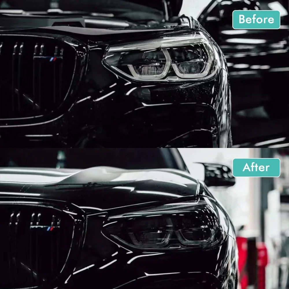 Gloss Transparent Light Black Smoke PVC Film Tint Headlight Taillight Wrap Cover Film Foil Sticker Cover Armored Film