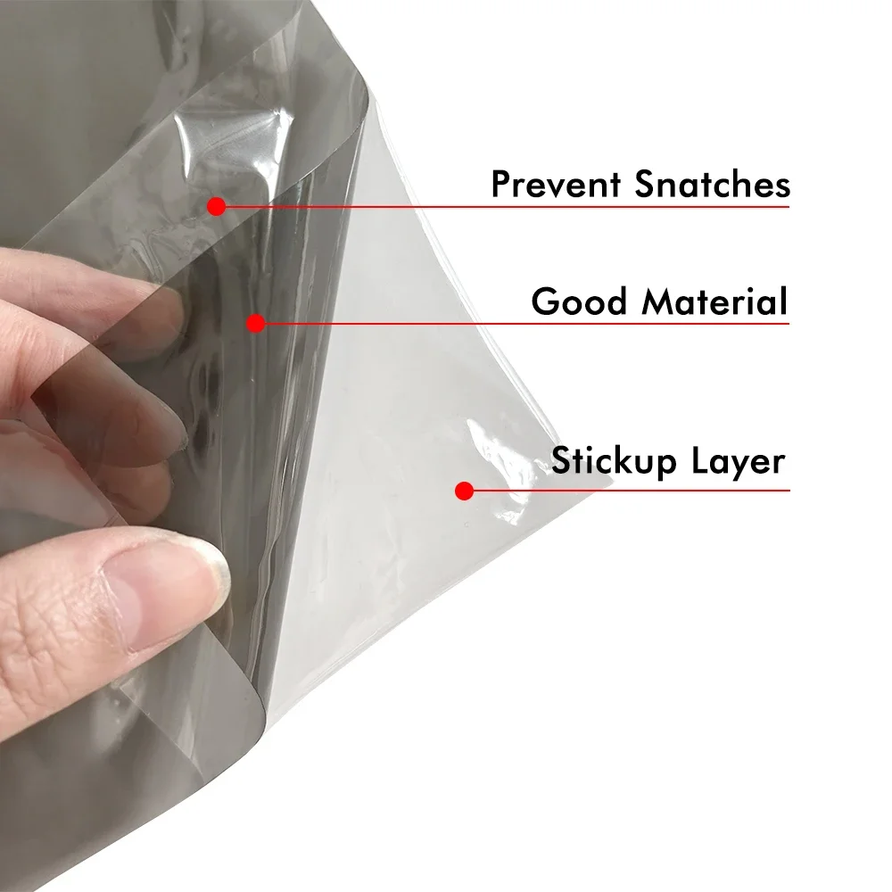 Gloss Transparent Light Black Smoke PVC Film Tint Headlight Taillight Wrap Cover Film Foil Sticker Cover Armored Film