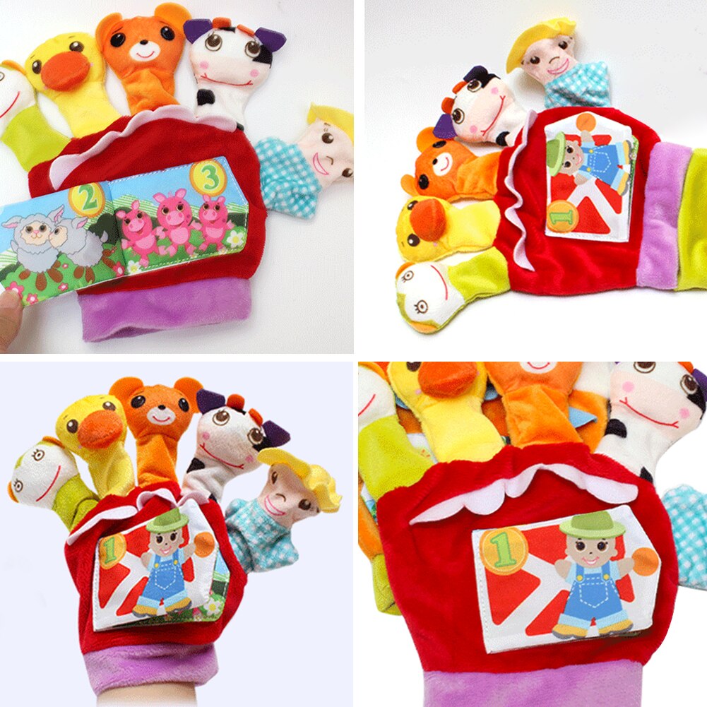 Glove Puppet Finger Plush Animals Glove Puppet Finger Plush Animals