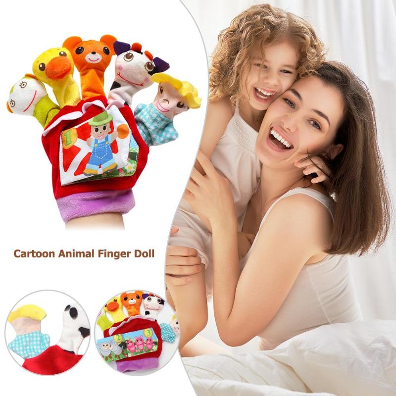 Glove Puppet Finger Plush Animals Glove Puppet Finger Plush Animals