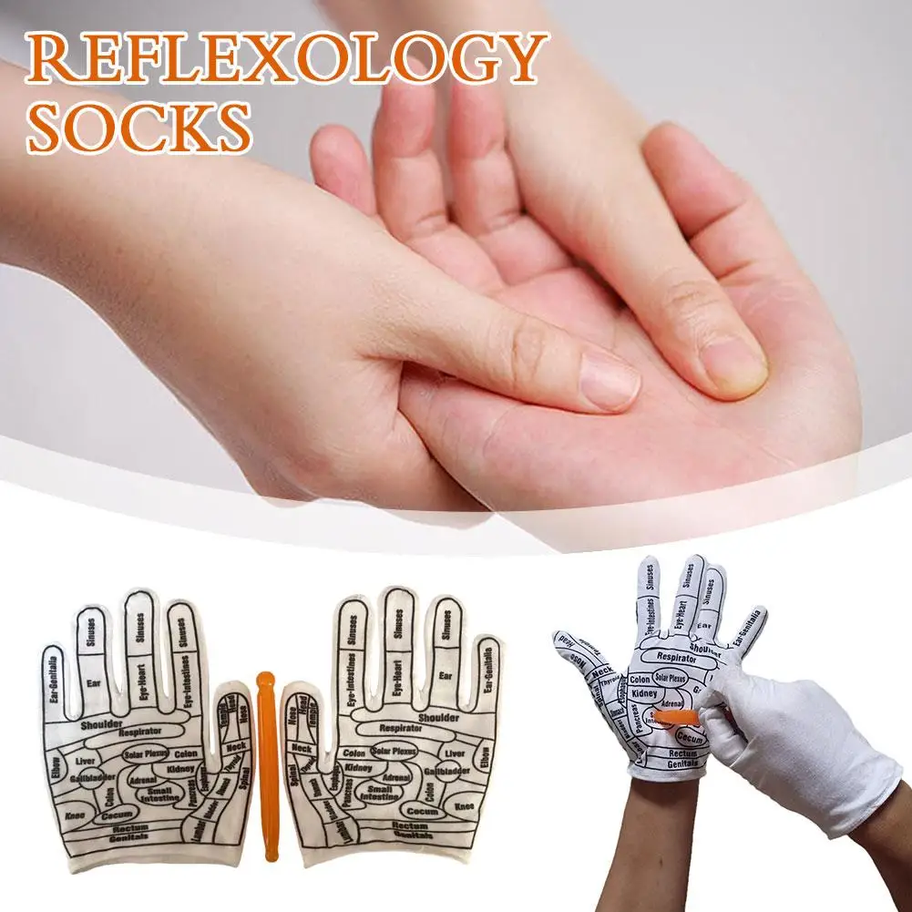 Gloves Hand Reflexology Acupoint Acupressure Tools Hands Relieve Spa Stick Acupoints Point Reusable Foot Massage Socks Gloves Hand Reflexology Acupoint Acupressure Tools Hands Relieve Spa Stick Acupoints Point Reusable Foot Massage Socks