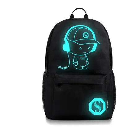 Glow-in-the-Dark and Anti Theft Backpack Glow-in-the-Dark and Anti Theft Backpack