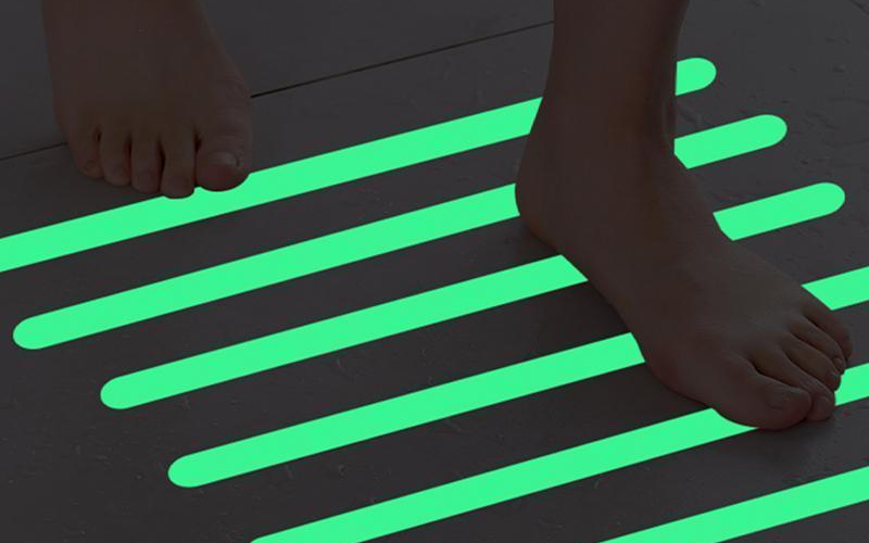 Glow in the Dark Anti Slip Shower Stickers (12 pcs) Glow in the Dark Anti Slip Shower Stickers (12 pcs)