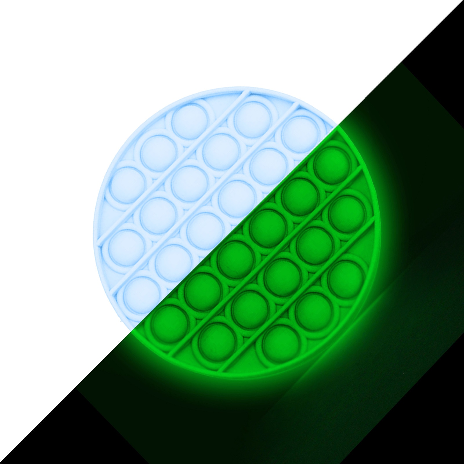 Glow in the Dark Bubble Wrap Fidget Toy Glow in the Dark Bubble Wrap Fidget Toy