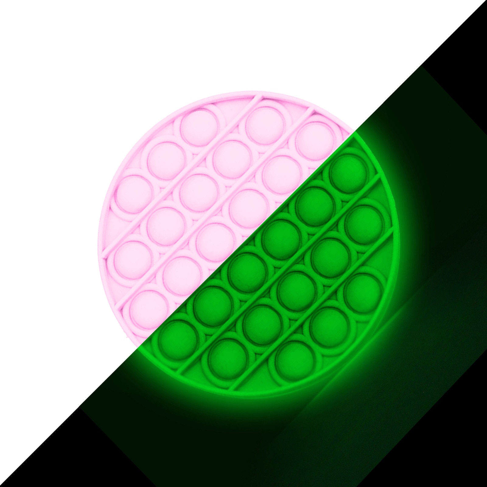 Glow in the Dark Bubble Wrap Fidget Toy Glow in the Dark Bubble Wrap Fidget Toy