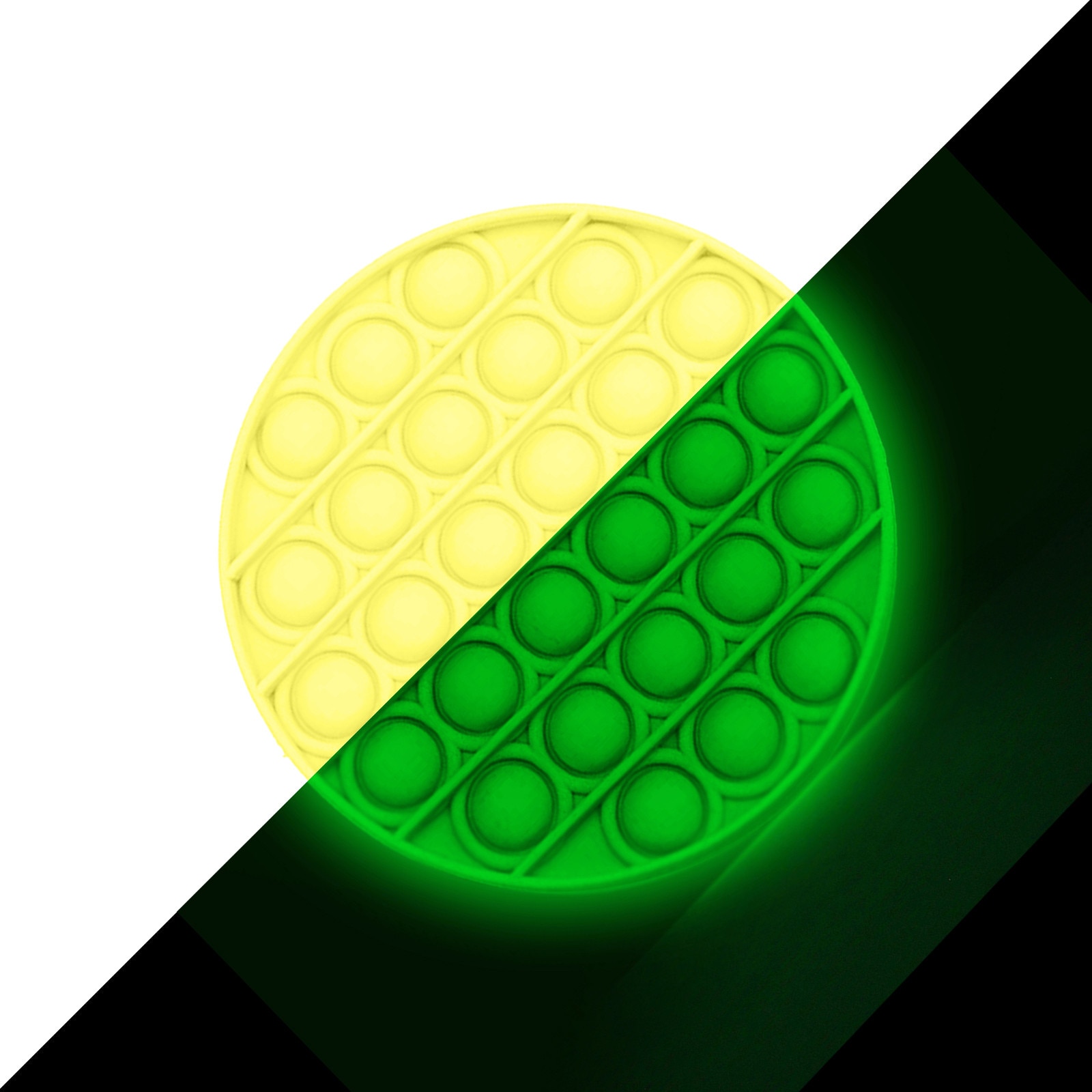 Glow in the Dark Bubble Wrap Fidget Toy Glow in the Dark Bubble Wrap Fidget Toy