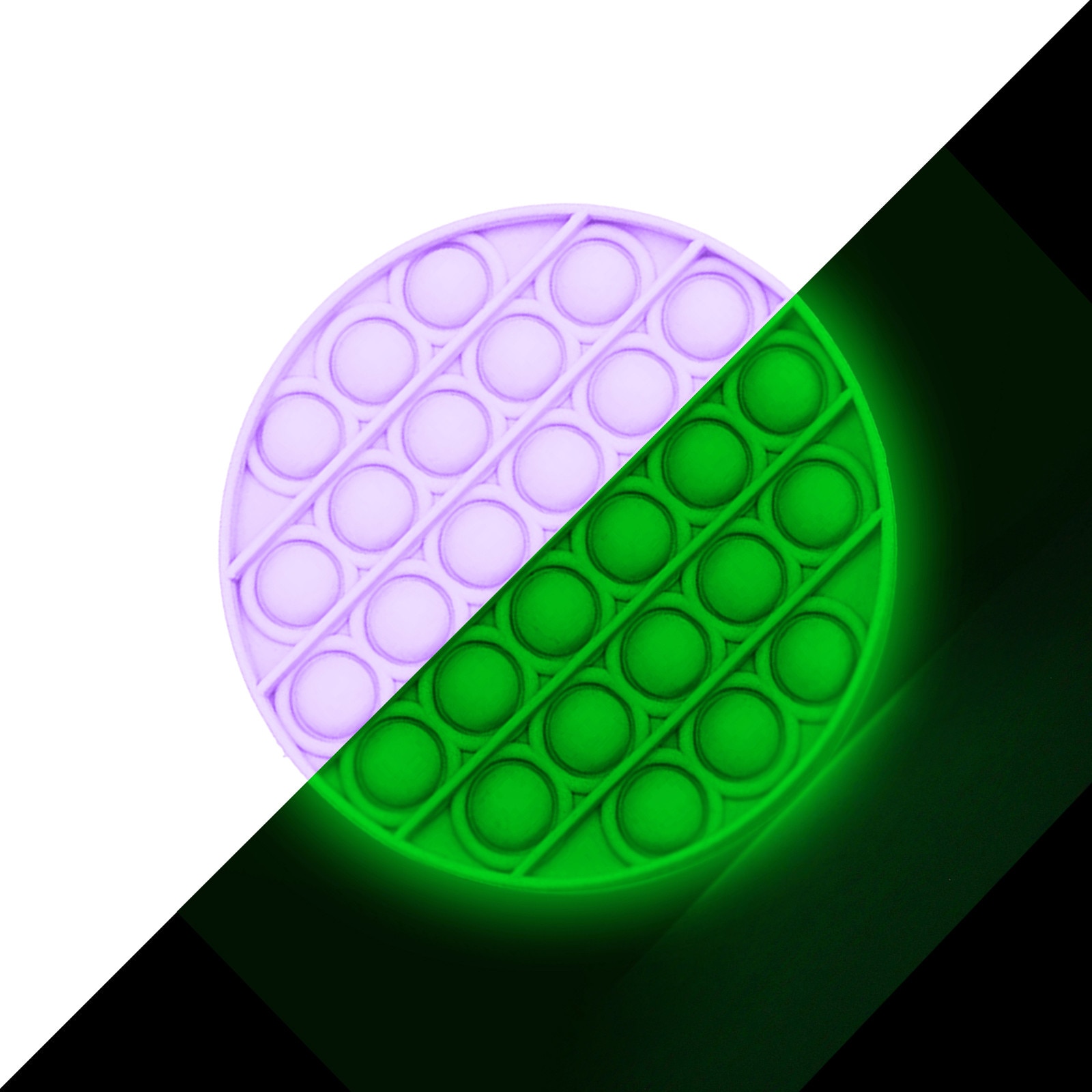 Glow in the Dark Bubble Wrap Fidget Toy Glow in the Dark Bubble Wrap Fidget Toy