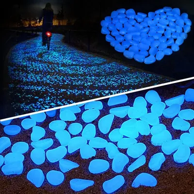 Glow in the Dark Garden Pebbles Glow in the Dark Garden Pebbles