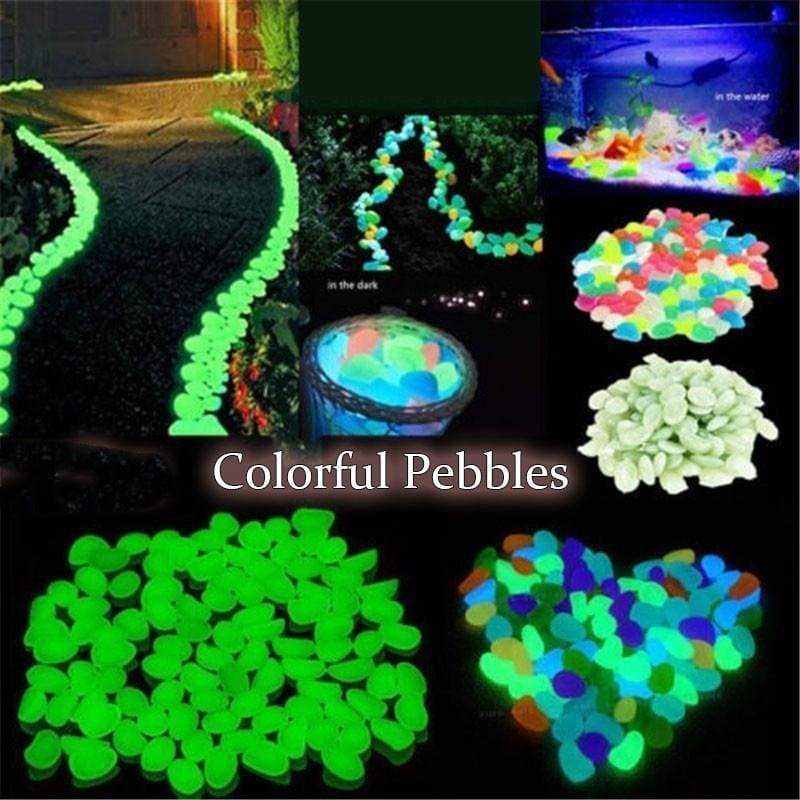 Glow in the Dark Garden Pebbles Glow in the Dark Garden Pebbles