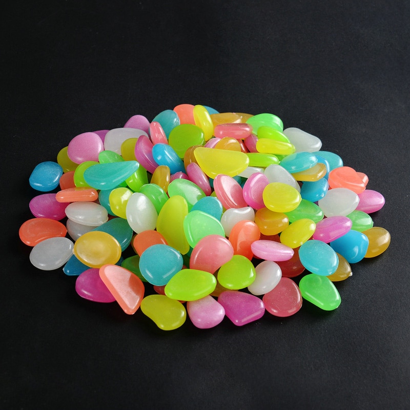 Glow in the Dark Garden Pebbles Glow in the Dark Garden Pebbles