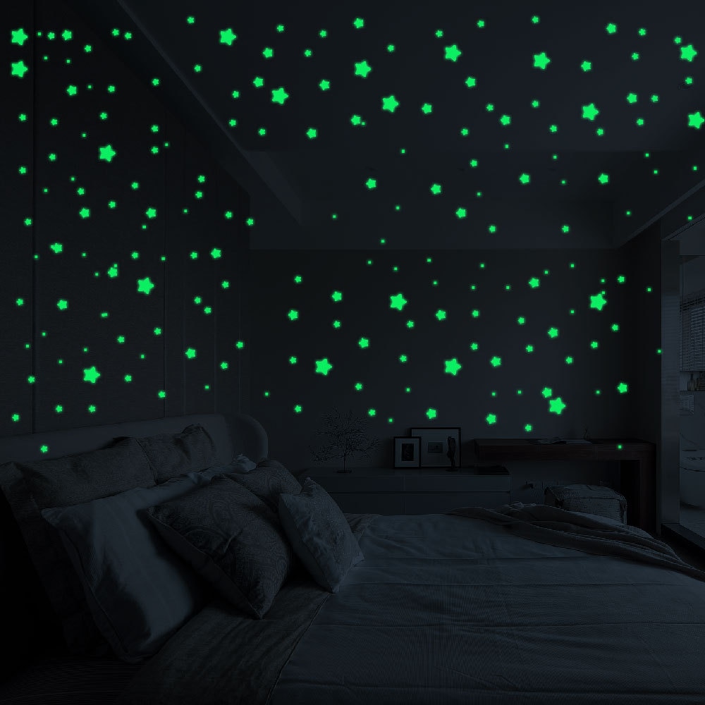 Glow in the Dark Star Stickers Self-Adhesive