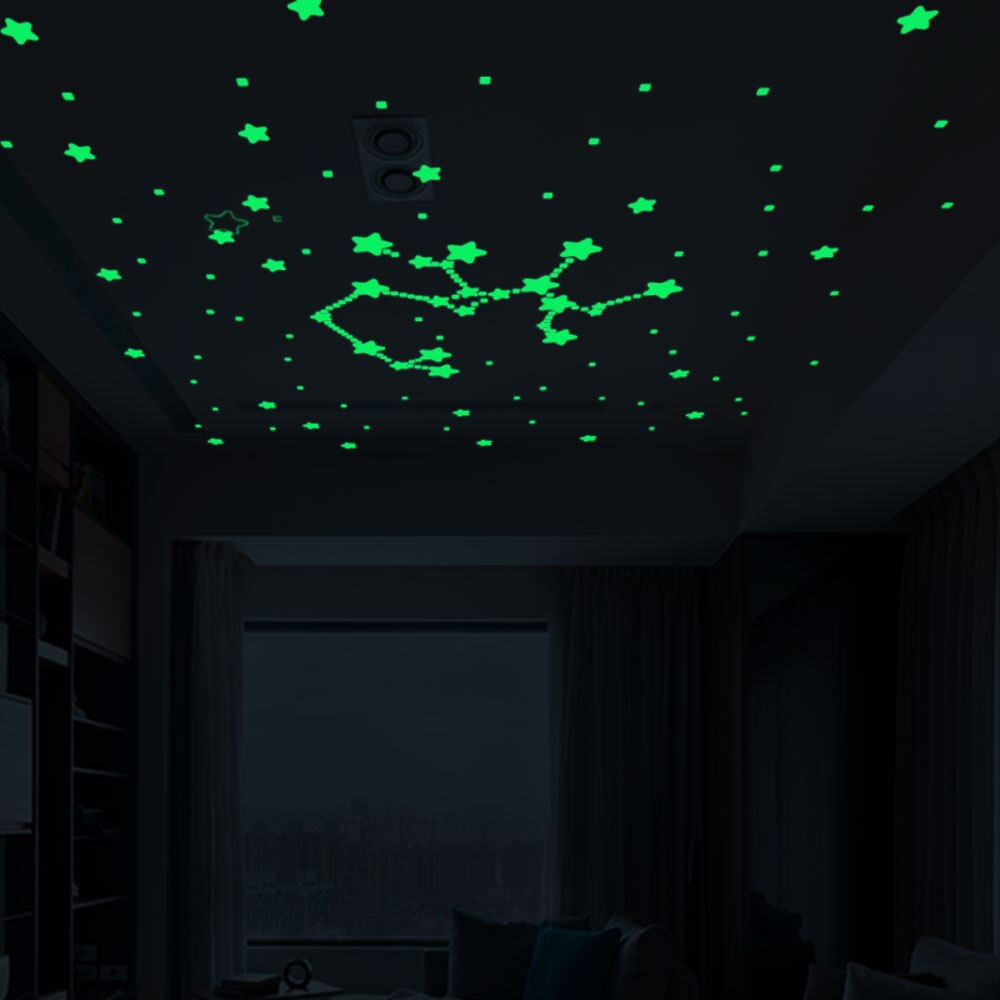 Glow in the Dark Star Stickers Self-Adhesive Glow in the Dark Star Stickers Self-Adhesive