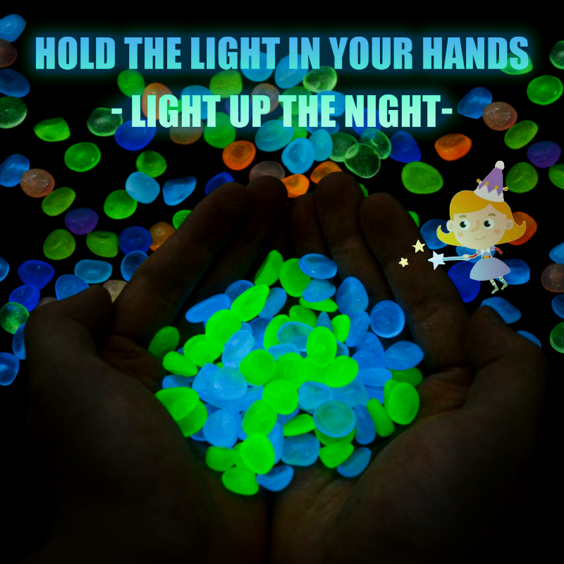 Glow Pebbles for Garden (100 pcs) Glow Pebbles for Garden (100 pcs)