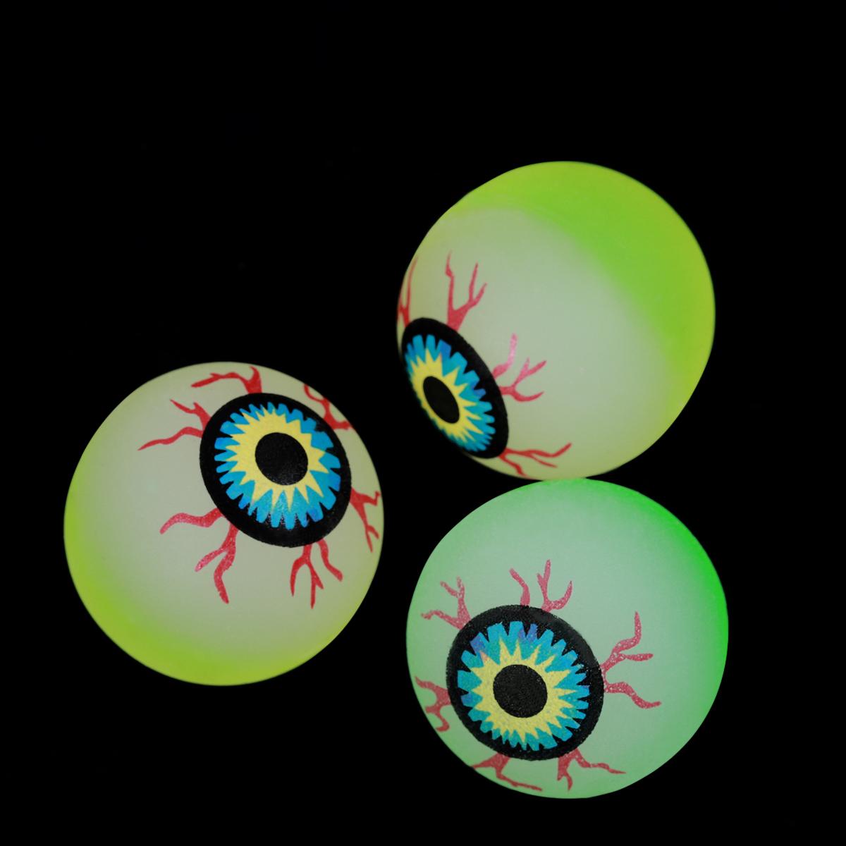 Glowing Eyeball Bouncy Balls (10pcs)