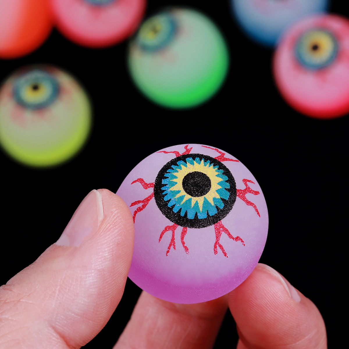 Glowing Eyeball Bouncy Balls (10pcs)