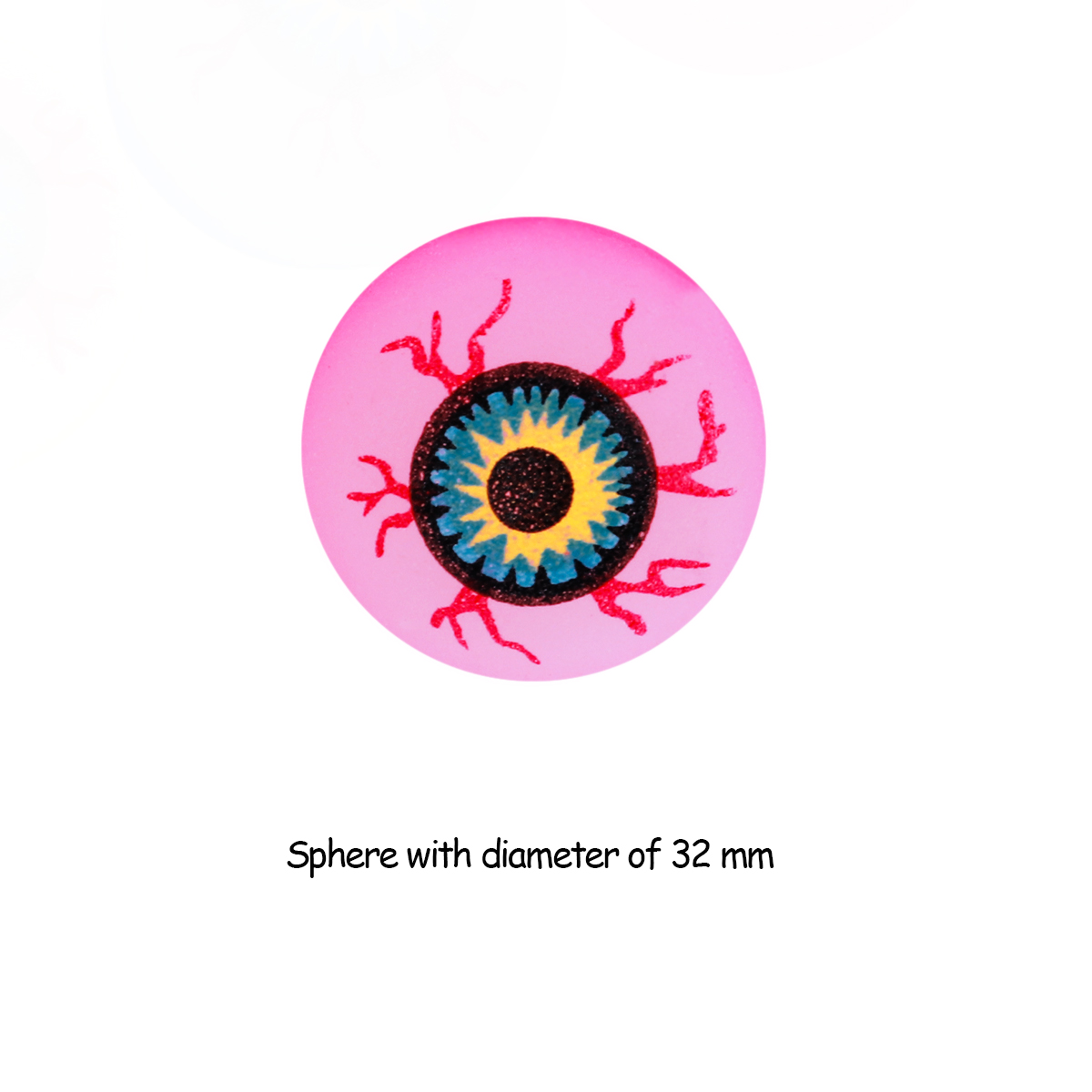 Glowing Eyeball Bouncy Balls (10pcs)