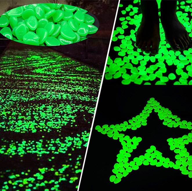 Glowing Pebbles Garden Luminous Stones Glowing Pebbles Garden Luminous Stones